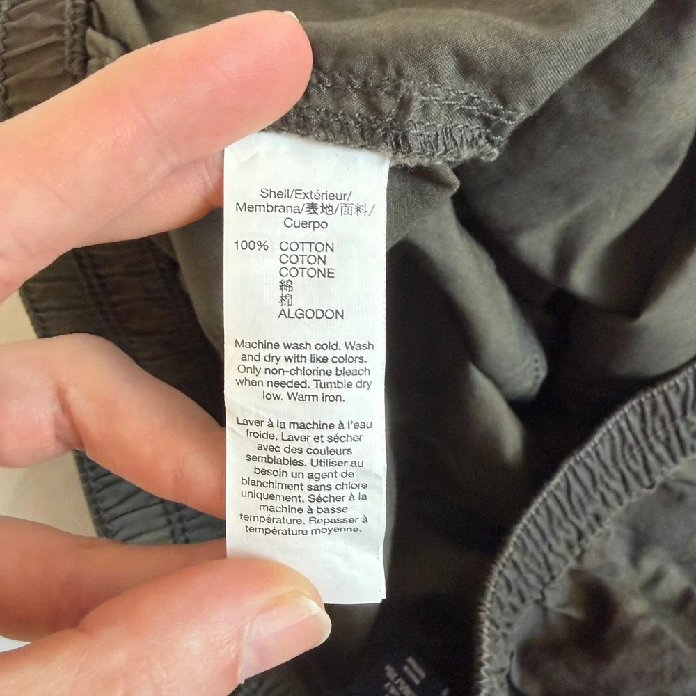 Gap Womens Camo Joggers Green Camouflage Utility‎ Pants Cotton Twill Small Gorp
